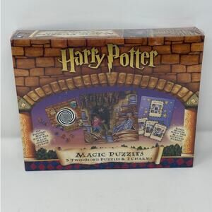 Harry Potter Magic Puzzles 3 Two Sided Puzzle Box Set Collectible